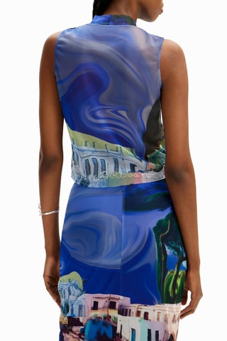 Top - Bleu cobalt