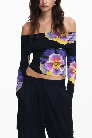 Crop top - Noir