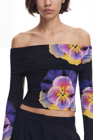 Crop top - Noir