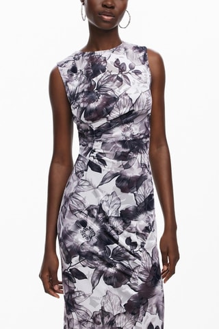 Robe droite - Gris