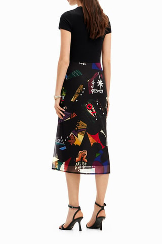 Robe midi - Noir