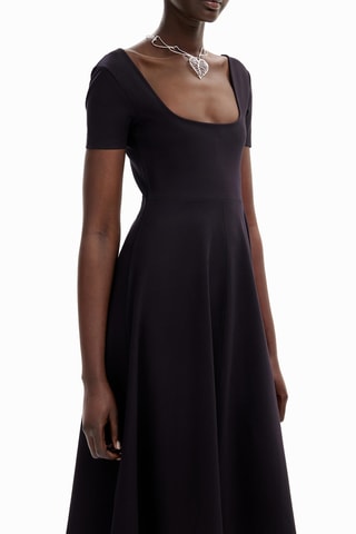 Robe midi - Noir
