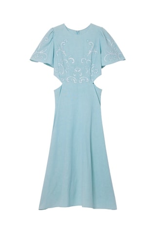 Robe midi - Ciel