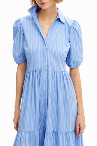 Robe chemise - Bleu