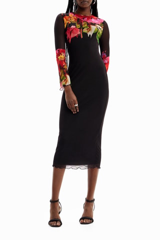 Robe fourreau - Noir