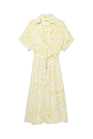 Robe chemise - Jaune