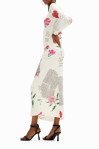 Robe longue - Blanc