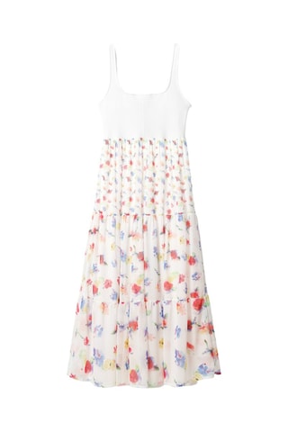 Robe midi - Blanc