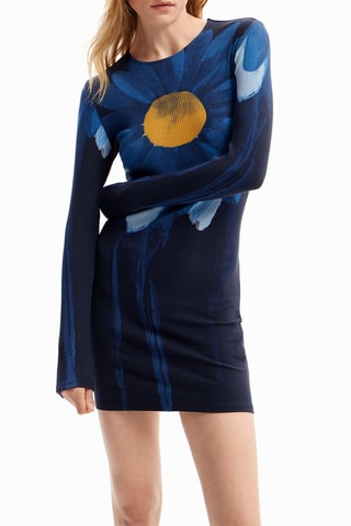 Robe patineuse - Bleu marine