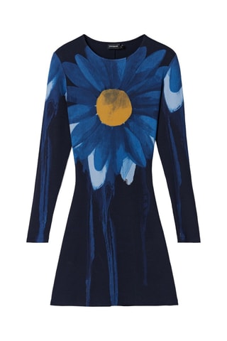 Robe patineuse - Bleu marine