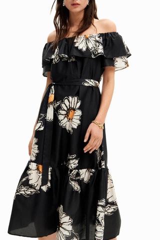 Robe midi - Noir