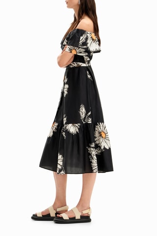 Robe midi - Noir