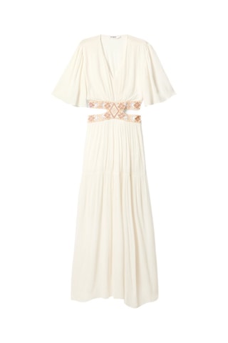 Robe longue - Blanc cassé