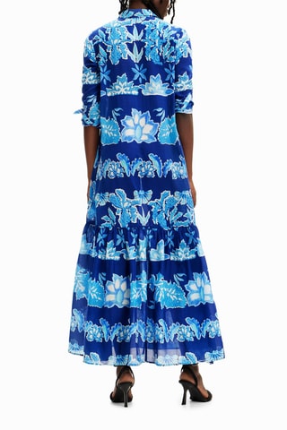 Robe chemise - Bleu