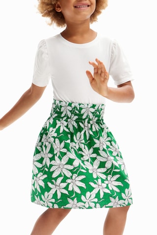 Robe - Vert et blanc