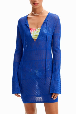 Robe de plage - Bleu roi
