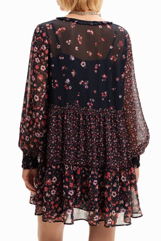 Robe patineuse - Noir et rouge