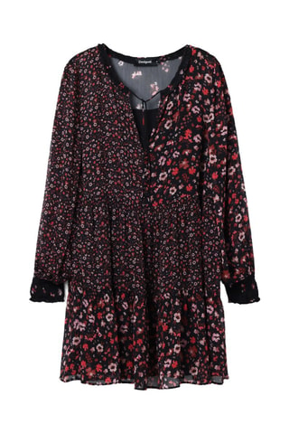 Robe patineuse - Noir et rouge