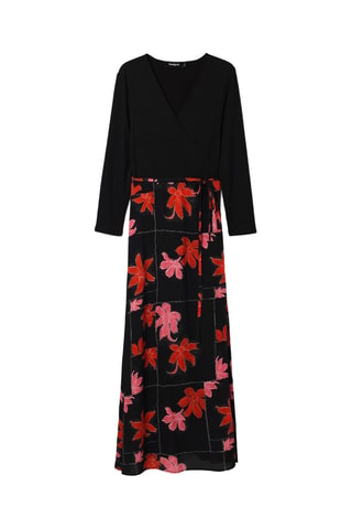 Robe portefeuille - Noir
