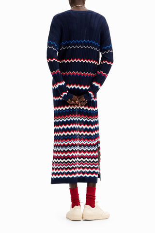 Robe pull -  Bleu foncé