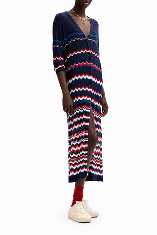 Robe pull -  Bleu foncé