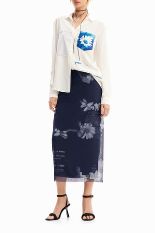 Chemisier regular - Blanc