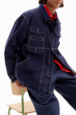Surchemise en jean - Bleu