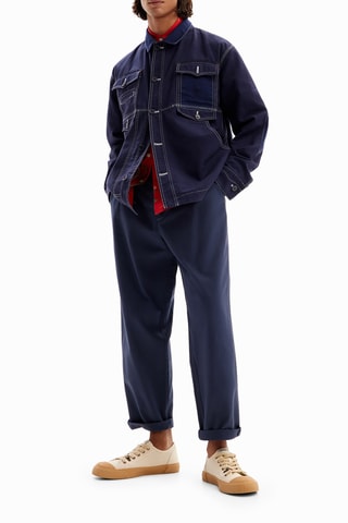 Surchemise en jean - Bleu