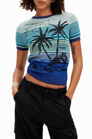 Top regular - Bleu