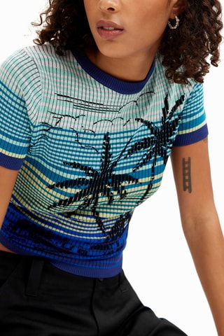 Top regular - Bleu