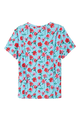 T-shirt - Bleu et rouge