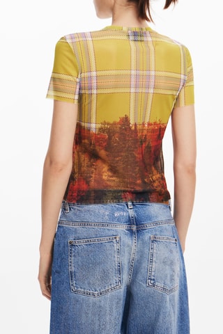 Top slim - Jaune