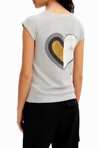 T-shirt regular - Gris clair