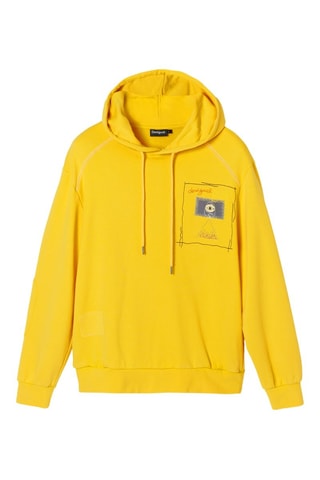 Sweat à capuche - Jaune