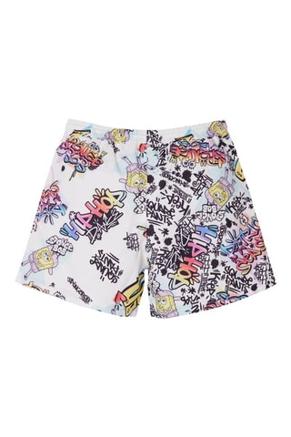 Short Bob l’éponge - Blanc