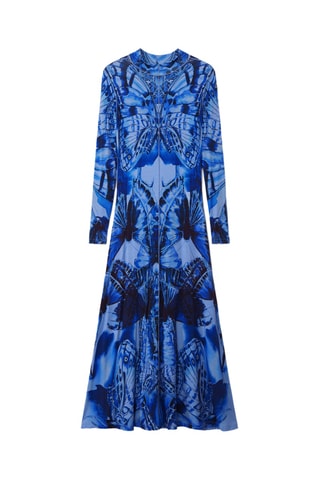 Robe longue - Bleu
