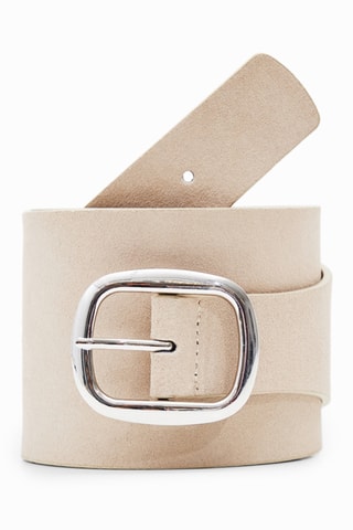 Ceinture en cuir - Beige