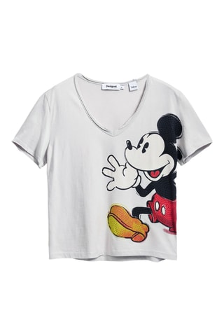 Crop top Mickey Disney - Blanc