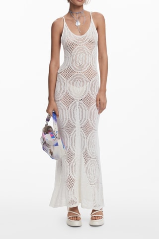 Robe longue - Écru