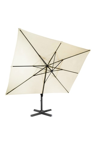 Ombrellone 360° spostato con custodia - 12 m²