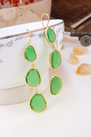 Boucles d'oreilles Chrysobéryls 