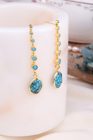 Boucles d'oreilles - Turquoises
