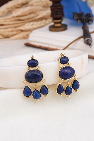 Boucles d’oreilles - Lapis-lazulis