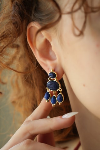 Boucles d’oreilles - Lapis-lazulis