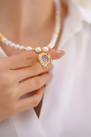Collier - Perles de culture