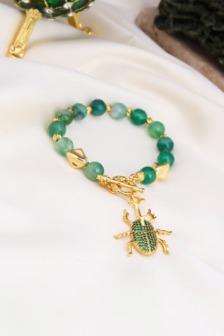 Armband - Agaten en Zirkonia’s