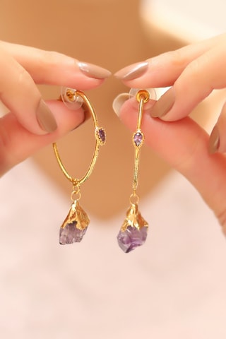 Créoles - Améthystes et zircons
