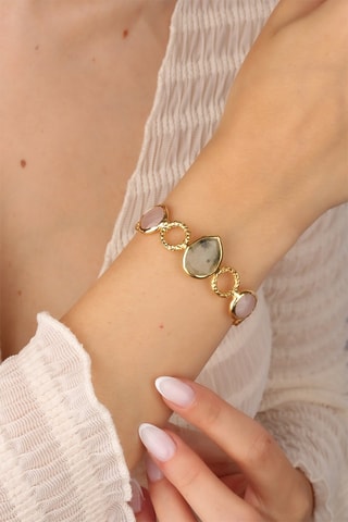 Armband Kwarts en prinayt