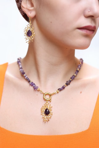 Parure Améthystes