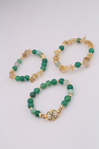 Armband - Kwarts en Citrienen